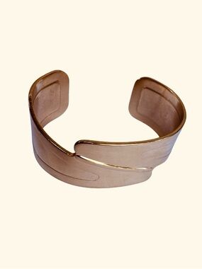 Vintage Gold-Tone Cuff Bracelet
